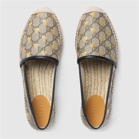 gucci supreme bee espadrilles|Gucci Espadrilles for Women .